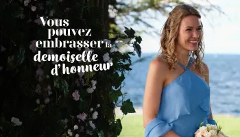 Vous pouvez embrasser la demoiselle d'honneur