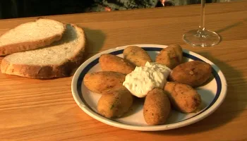 Los rebozados de Pilarín: petardos de bacalao, gambas gabardina y pimientos rellenos