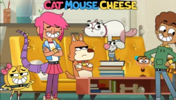 Boy Girl Dog Cat Mouse Cheese