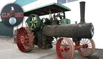 Tractor de vapor de hace más de 100 años y 12 toneladas. Reparación y puesta en marcha de tractores antiguos