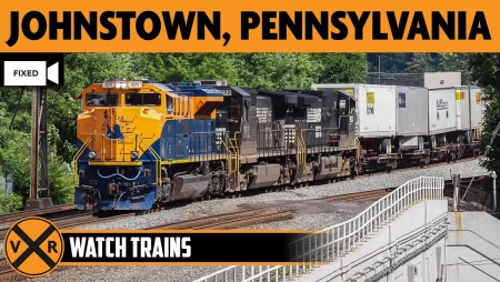 Johnstown, Pennsylvania - Norfolk Southern Train Camera